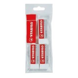 Radiera Stabilo legacy 1186, 3 bucati/blister eco