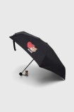 Moschino umbrela culoarea negru, 8188