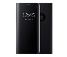 Husa Telefon Flip Book Clear View iPhone SE 2 2020 Black