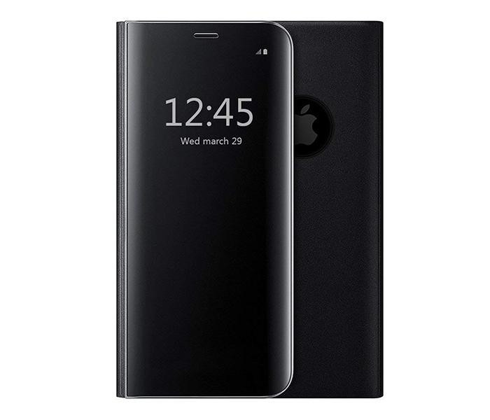 Husa Telefon Flip Book Clear View iPhone SE 2 2020 Black