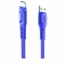 Cablu incarcare telefon USB Type C 5A Konfulon DC30 albastru