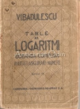 Table De Logaritmi. Dobanda Compusa. Anuitati, Asigurari, Numere - 1944