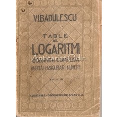 Table De Logaritmi. Dobanda Compusa. Anuitati, Asigurari, Numere - 1944