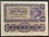 Bancnota istorica 10 COROANE - AUSTRO-UNGARIA (AUSTRIA), anul 1922 * cod 237 A