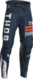 Pantaloni motocross/enduro Thor Pulse Combat, culoare bleumarin/alb, marimea 30 Cod Produs: MX_NEW 290110254PE