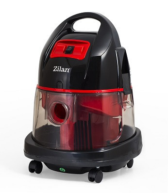 Aspirator ZILAN ZLN-8945 Rosu cu filtrare prin apa si uscata,2000W foto