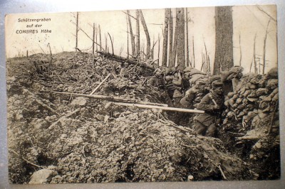 P.186 CP GERMANIA ARMATA WWI MILITARI TRANSEE 2 BAY. RES. FUSSART. foto