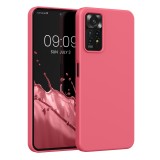 Husa Kwmobile pentru Xiaomi Redmi Note 11 Pro/Redmi Note 11 Pro 5G, Silicon, Roz, 57373.103, Carcasa