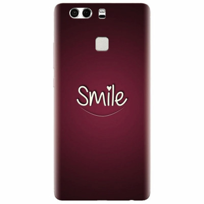 Husa silicon pentru Huawei P9, Smile Love foto