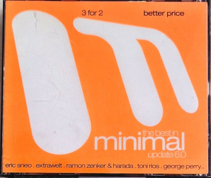 Various &lrm;&ndash; The Best In Minimal Update 6.0 _ NM / NM 3 cd box techno _ ZYX Germania 2012