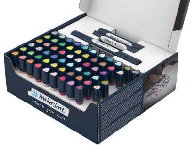 Twinmarker Schneider Paint-It 040 brush + round complete set 72 buc ass foto