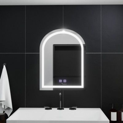 Oglinda LED Arcata 60x80cm, Arco Touch, Sistem Dezaburire, Dimabila ModernLight Concept foto