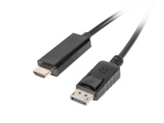 Cablu Lanberg DisplayPort - HDMI 3m Black foto