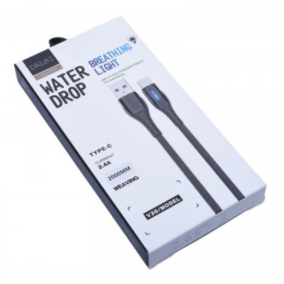 Incarcator si Cablu Date USB la Mufa Tip C 2.4A V30 200cm 2B029 XXM foto