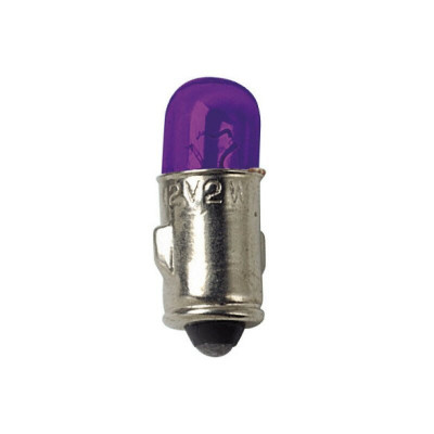 Bec clasic 2W 12V iluminat bord soclu metal BA7s 2buc - Violet LAM58331 foto