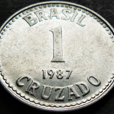 Moneda 1 CRUZADO - BRAZILIA, anul 1987 *cod 1854 B