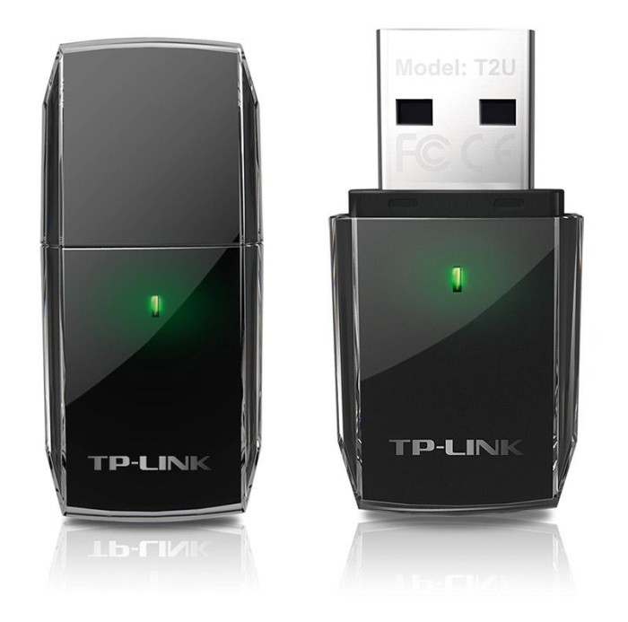 Adaptor wireless USB TP-Link Archer T2U AC600, Dual Band 2.4/5GHz, viteza 433 Mbps, standard Wi-Fi 802.11ac, compatibil Windows si MacOS SafetyGuard S