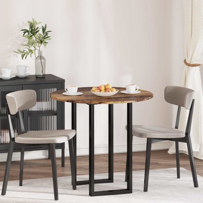 vidaXL Placă de masă Lemn vechi 80 x 80 x 1.5 cm Lemn compozit