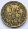301. Moneda Togo 1 franc 1924, Africa