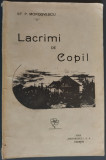 ST. P. MORCOVESCU (SANDU TELEAJEN): LACRIMI DE COPIL/VERSURI/DEBUT/PLOIESTI 1912