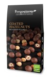 Alune de padure invelite in ciocolata cu praline bio , 60g Benjamissimo