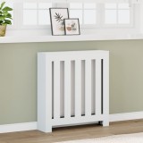 VidaXL Mască pentru calorifer, alb, 78x20x82 cm, lemn prelucrat 852726