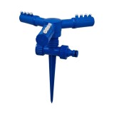 Cumpara ieftin Aspersor rotativ automatic cu 3 brate, 12 duze pulverizare, 360 grade, MD902, albastru