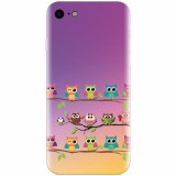 Husa silicon pentru Apple Iphone 5 / 5S / SE, Owls