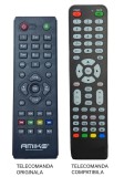 Telecomanda inlocuitoare compatibila pentru receptor Amiko T765 (676)
