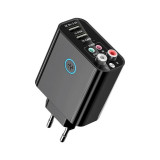 Transmitator si receptor, Bluetooth 5.0, pentru sisteme audio : Culoare - negru, Oem