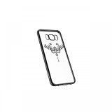 Husa Samsung Galaxy S8 Plus G955 Devia Silicon Iris Gun Black (Cristale Swarovski&reg;)