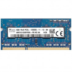 Memorie 4GB Hynix DDR3 1600MHz SODIMM 1RX8 PC3L foto