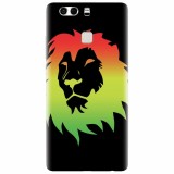 Husa silicon pentru Huawei P9, Rasta Color Lion