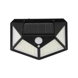Lampa Solara cu Senzor de Miscare, 100 LED-uri, 20W, IP.65, Negru ModernLight Concept