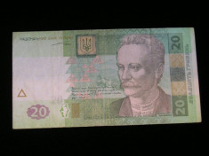 MDBS - BANCNOTA UCRAINA - 20 GRIVNE - 2003 foto