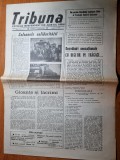 Ziarul tribuna 7 ianuarie 1990-ziar din jud. sibiu,articol revolutia romana