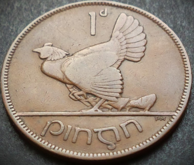 Moneda istorica 1 PINGIN - IRLANDA, anul 1928 *cod 4635 A foto