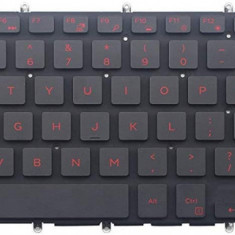 Tastatura Laptop, Dell, Vostro 3580, 3581, 3582, 3583, 3584, 3590, 3591, 7570, 7580, iluminata, rosie, layout US