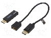 Cablu {{Tip cablu de conectare}}, DisplayPort mufa, DisplayPort soclu, {{Lungime cablu}}, {{Culoare izola&amp;#355;ie}}, LOGILINK - CV0112