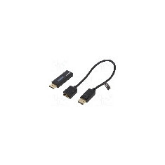 Cablu {{Tip cablu de conectare}}, DisplayPort mufa, DisplayPort soclu, {{Lungime cablu}}, {{Culoare izola&#355;ie}}, LOGILINK - CV0112