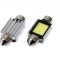 Set becuri auto cu LED CANBUS sofit C5W 3xCOB 39mm Alb 12V