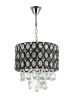 Candelabru Design Crom+Negru+Alb 4xE27 60W