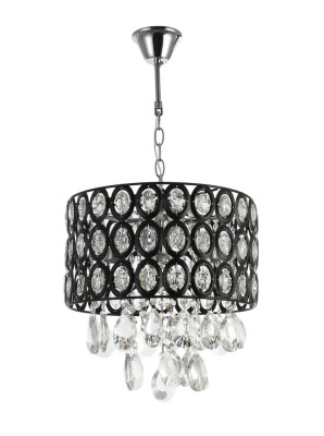 Candelabru Design Crom+Negru+Alb 4xE27 60W foto