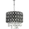Candelabru Design Crom+Negru+Alb 4xE27 60W