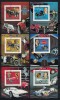 AFRICA CENTRALA 1983 - Automobile de epoca, mari constructori / serie completa Deluxe, Stampilat