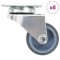 Gossi roti pivotante duble, 8 buc., 50 mm