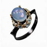 Cumpara ieftin Inel argint 925 cu opal si topaz, 8.25