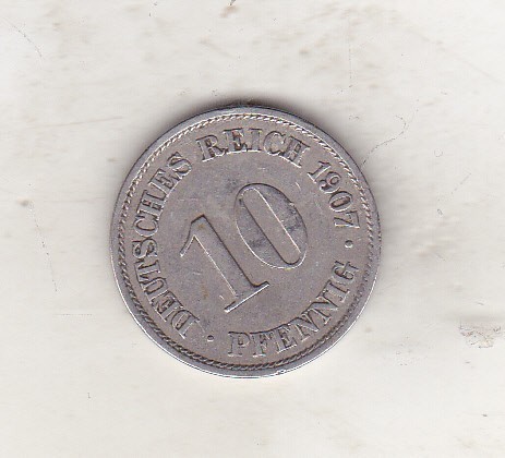 bnk mnd Germania 10 pfennig 1907 A