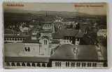 ALBA IULIA , BISERICA DE INCORONARE , FOTOGRAFIE AERIANA , FORMAT CARTE POSTALA , ANII &#039;20