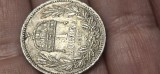 Ungaria 1 korona 1915 argint , patina , detalii